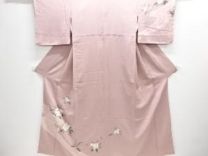 絞り流水に枝花模様訪問着